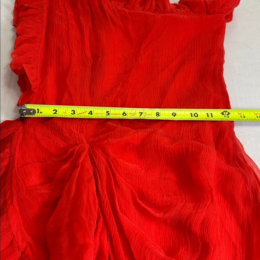 J.‎ Crew Collection One Shoulder Dress Crinkle Chiffon Womens 0 NEW Lined Formal - Picture 11 of 14